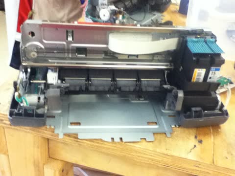 Inkjet printer No case, front side