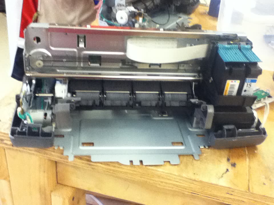 Inkjet printer No case, front side