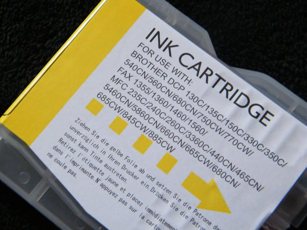 Yellow Ink Cartridge For Printer