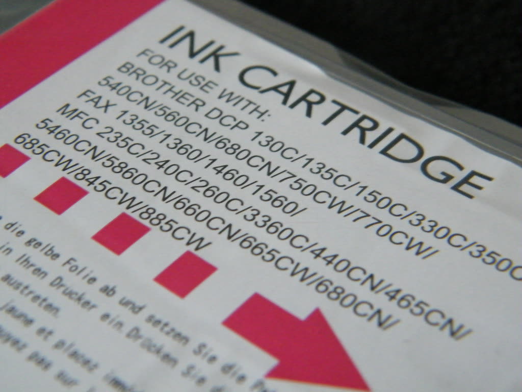 Magenta Ink Cartridge For Printer