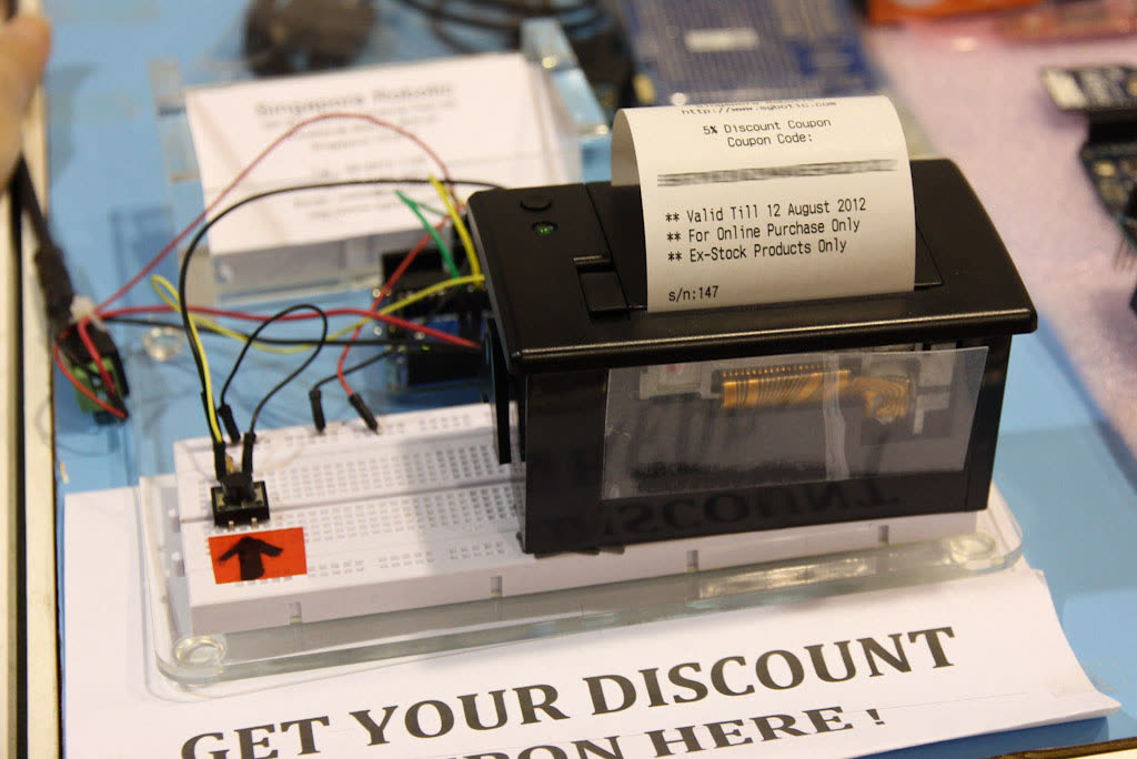 Sparkfun thermal printer