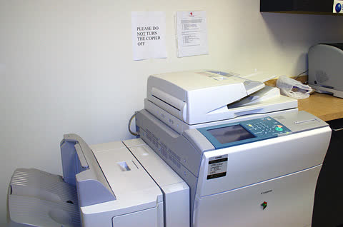 Do Not Turn The Copier Off