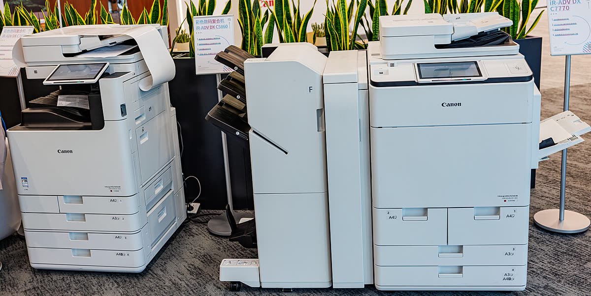 Canon imageRUNNER ADVANCE DX C5860 Color Laser Multifunction Printer & Canon imageRUNNER ADVANCE DX C7770 Color Laser Multifunction Printer